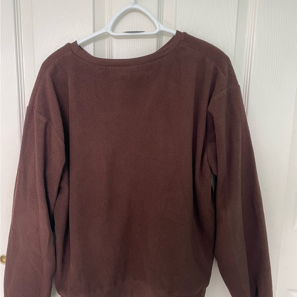 Embroidered Sherpa Crewneck - Picture 2 of 2